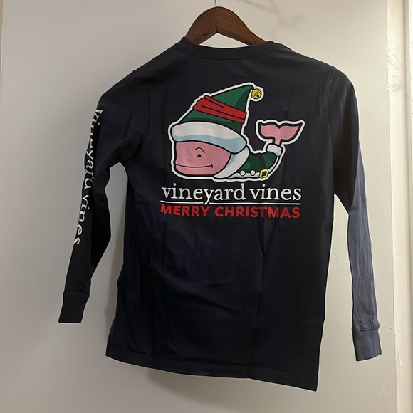 Vineyard Vines Other - Vineyard Vines boys Christmas graphic long sleeve tee size S (8-10)
